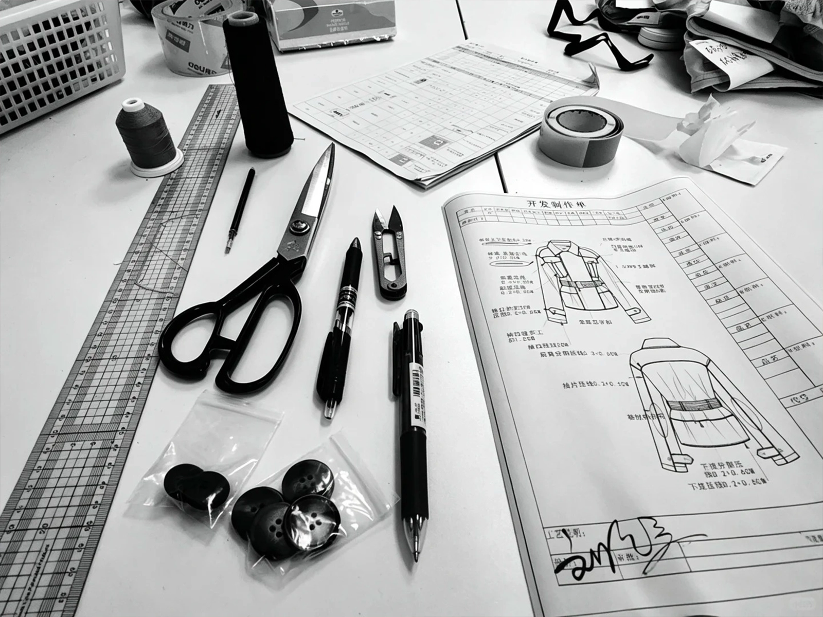 Activewear pattern and sample development